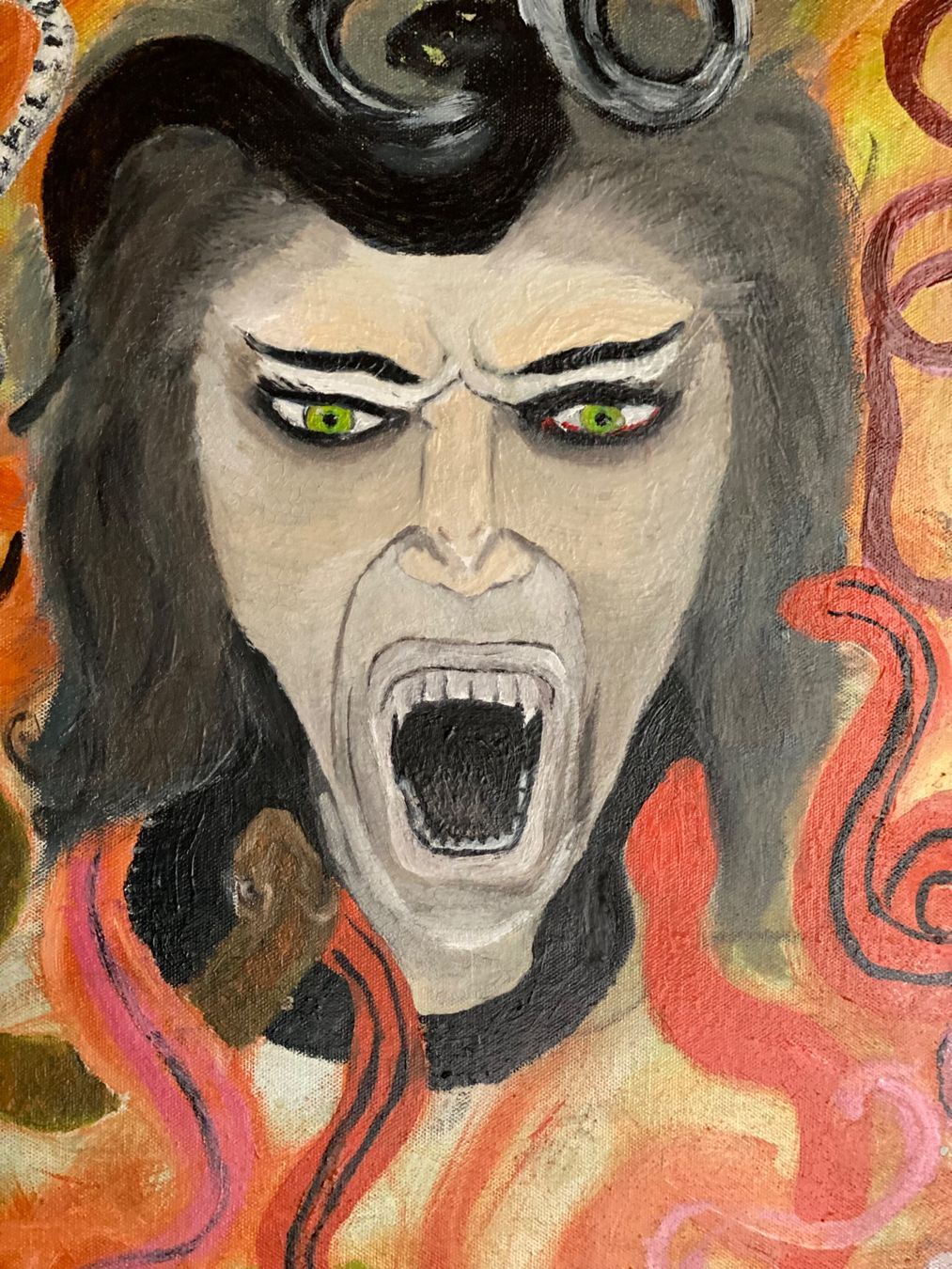 Dipinti: Gorgon-Oil Leinwand Kunst Doks – Nuovo e nell'imballaggio originale da Beromünster venduto da dok_b8mf 1