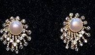 ✨ Elegante Silber Ohrringe Ohrstecker mit Süsswasserperlen ✨