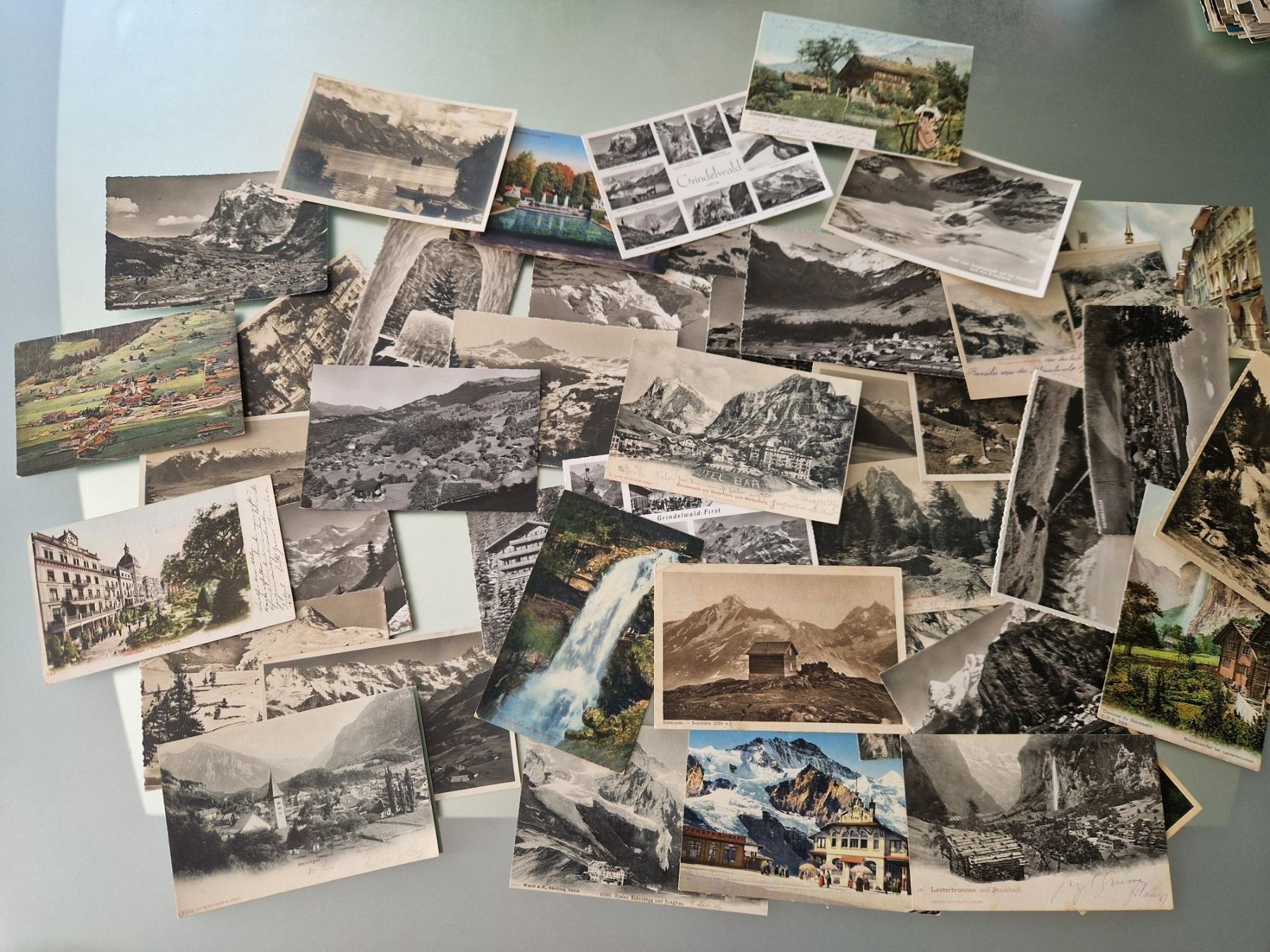 Cartoline postali: Alte Ansichtskarten Konvolut ca.100 Stk. Schweiz – Usato da Büetigen venduto da philat 1