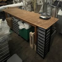 XXL Werkbank Tisch Packtisch 300 cm Ideal für Werkststatt