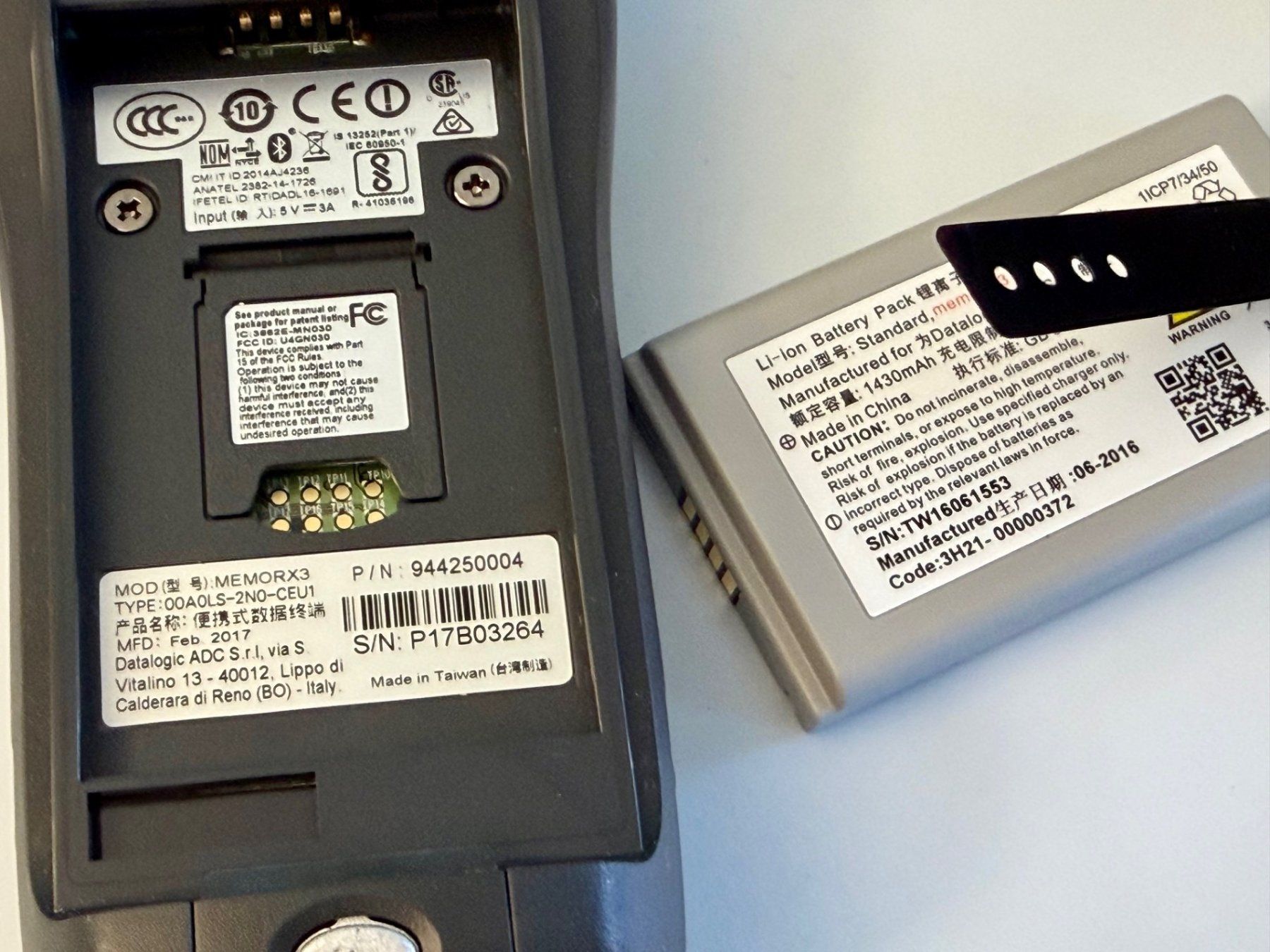 Scanner: Datalogic Memor X3 / Barcode Scanner – Usato da Einigen venduto da Medicom-Pharma 2