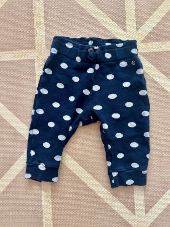 Petit Bateau Baby Hose blau gepunktet Grösse 67 gebraucht