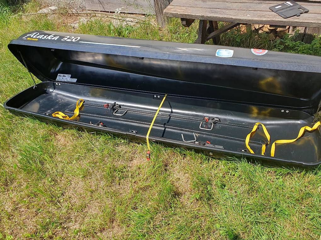 Box da tetto: Box da tetto.Coffre de toit. Alaska 320. Norauto. – Usato da calpiogna venduto da liesbeth12 4