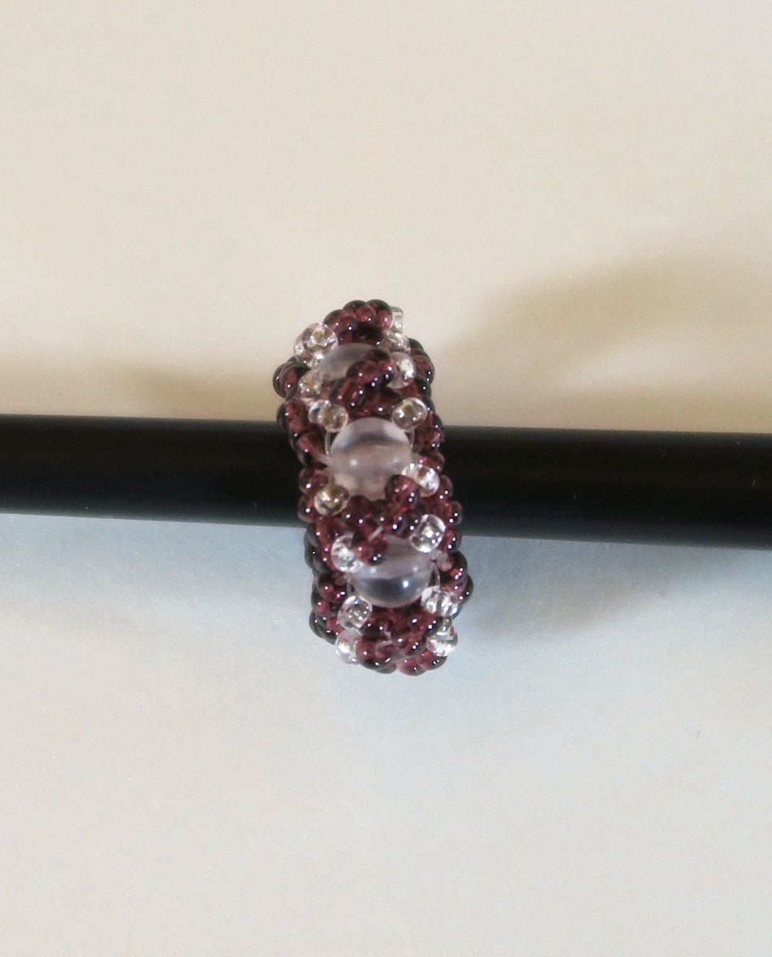 Anelli: Ring aus Glasperlen, 11 mm, 52 mm – Usato da Brittnau venduto da marlenestone 1