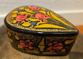 Schmuckdose Schatulle Lackdose Box Deko Indien Asien
