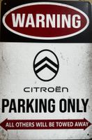 Citroen Parking Only Englisch neues Logo Picasso Visa C1 C3