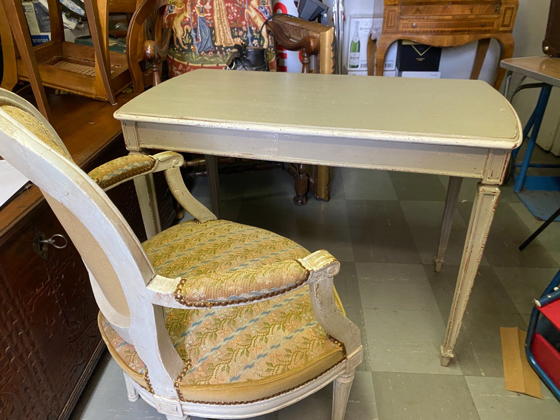 Set di tavolo e panche: Tisch mit Stuhl – Usato da Gerzensee venduto da Zelg30