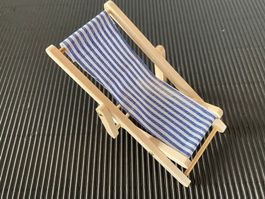 Mini Liegestühle blau-weiss NEU!!!