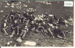 Armee Suisse - Mittagspause - Marsch v. Oberiberg n, Iberger