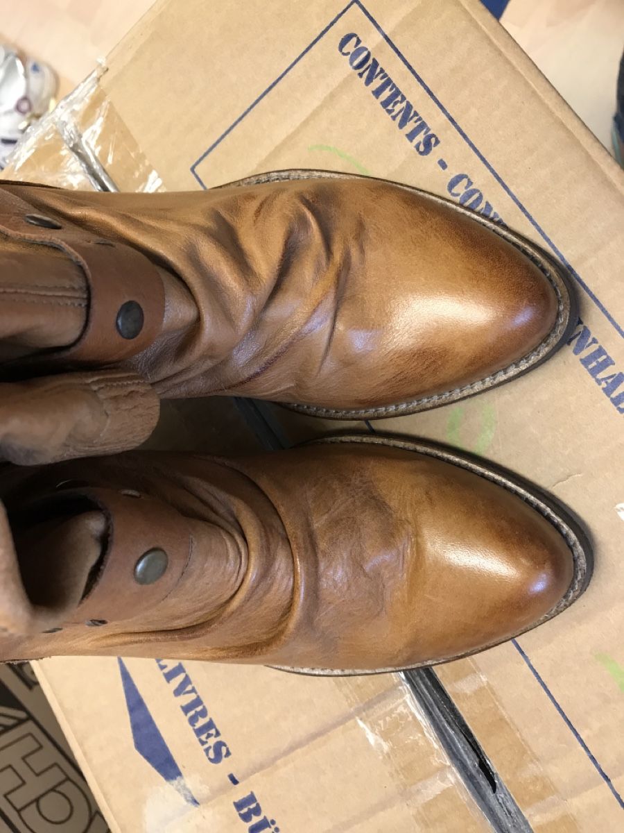 Damenschuhe: Lederstiefel von MARUTI, Gr.37,braun – Gebraucht aus Meilen von delta-da-spica 5