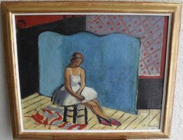 JSELIN, Iselin Chr. OEL. Tanz, Tänzerin, Ballett, Balleteuse