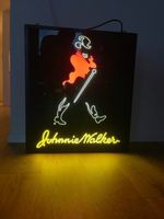 Youngtimer Johnny Walker Whisky Pub Neon Leuchte 70x62x9cm