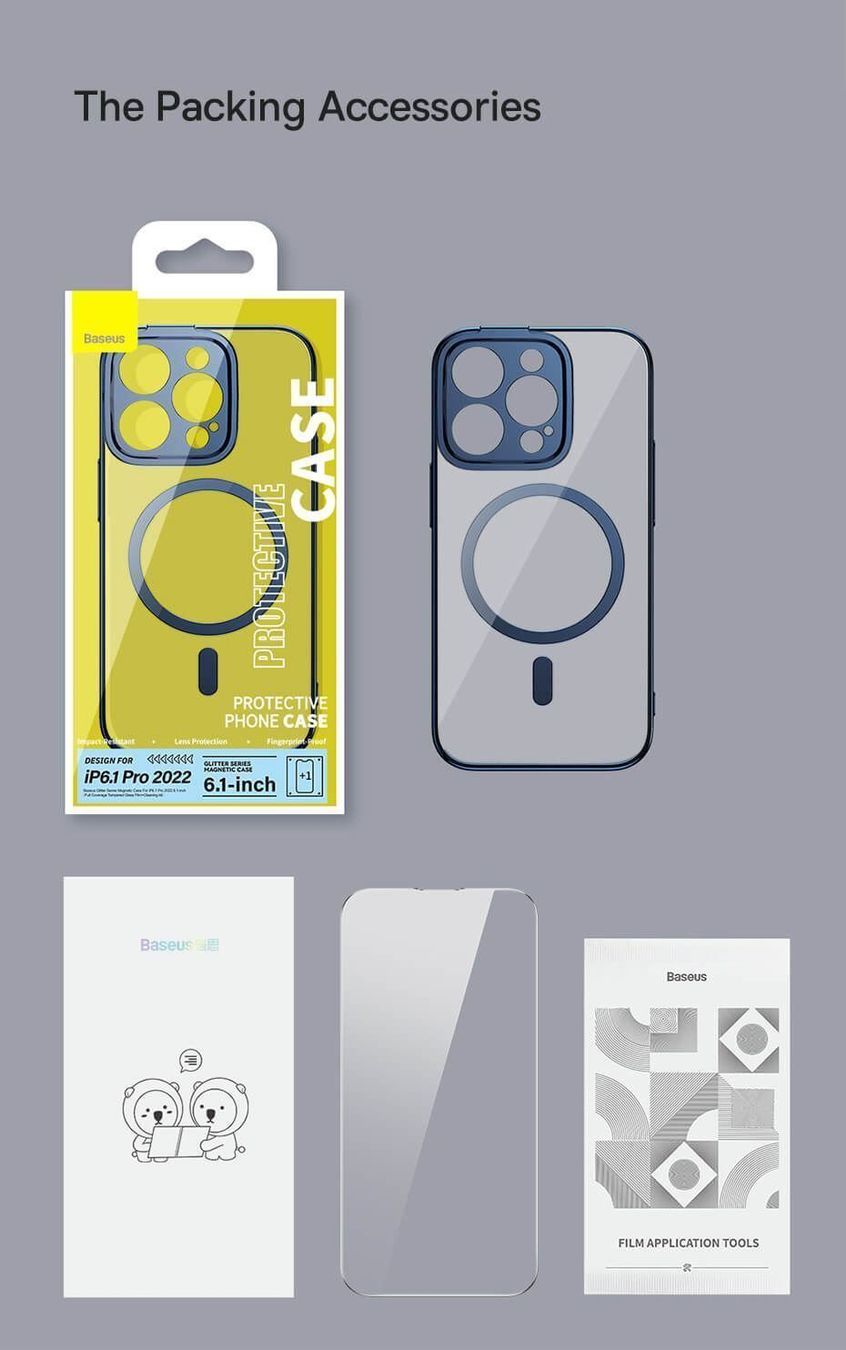 Baseus Cover & Protezioni schermo: Baseus Apple Magnethülle für iPhone 14 – Nuovo e nell'imballaggio originale da Malans GR venduto da BUYBEST-Schweiz 8