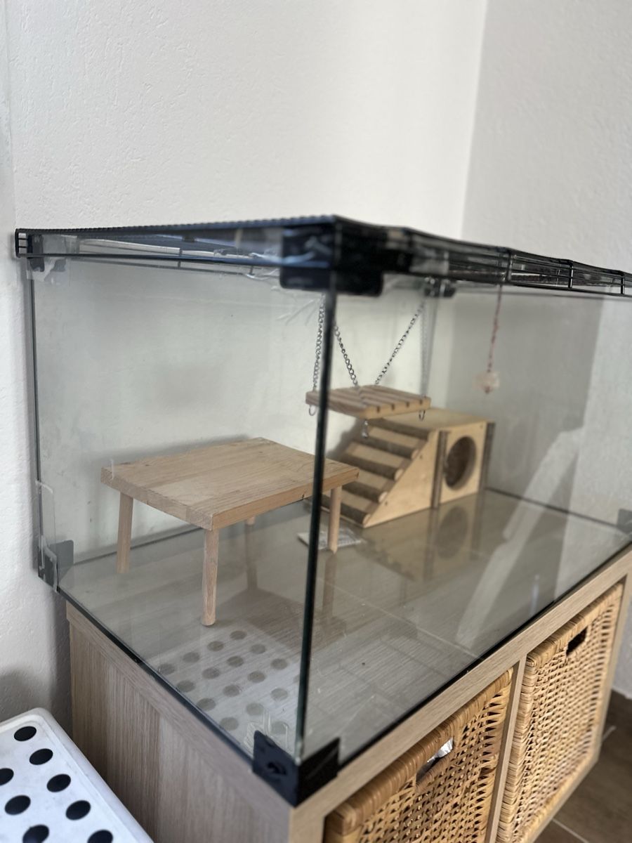Gabbie, trasporto & Sicurezza: Hamster Cage with Accessories & Storage Unit - Nice! – Usato da Lenzburg venduto da buy_my92 2