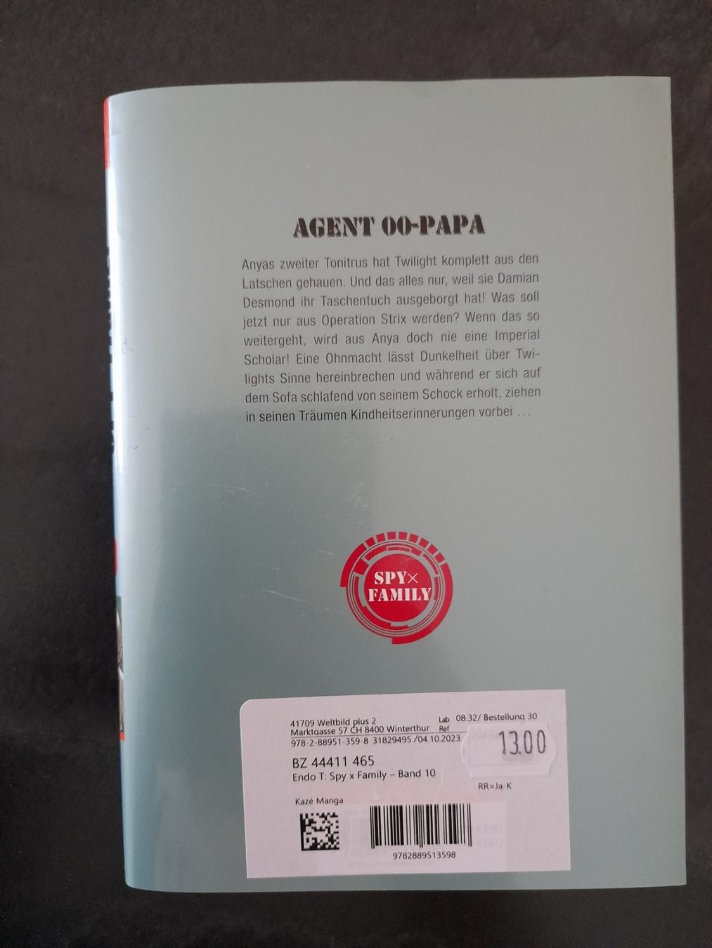Libri: Buch Spy Family 10 – Usato da Pfungen venduto da Puschti 2