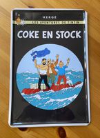 Plaque en métal Tintin - Coke en Stock 20x30 cm
