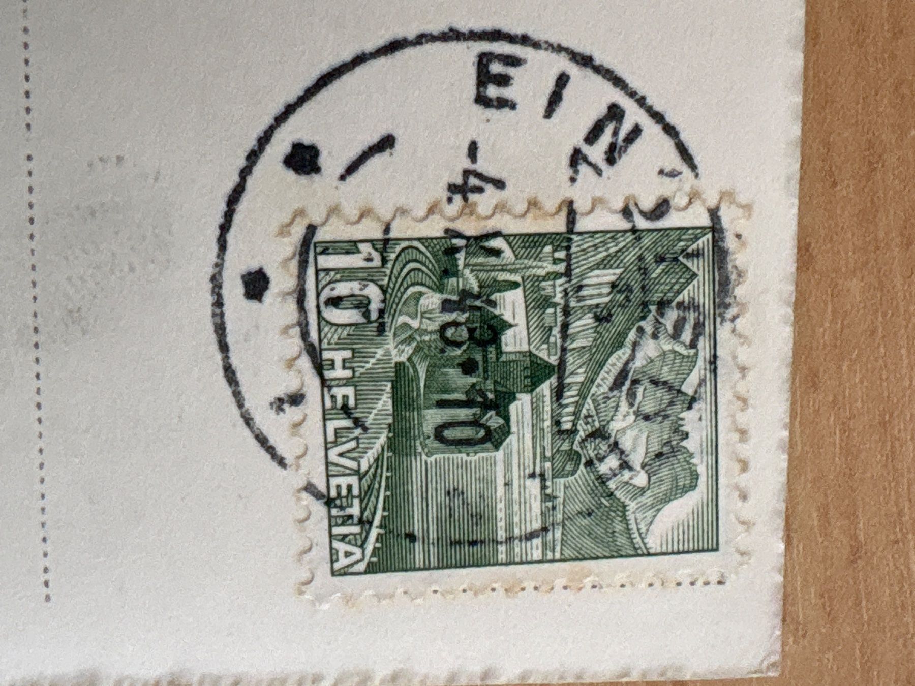 Cartoline postali: Alte Ansichtskarte Einsiedeln mit Stempel, Rarität! – Usato da Ibach venduto da lisch3 3