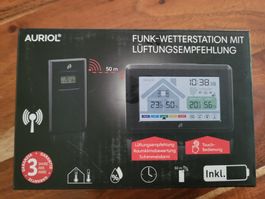 Auriol Funk-Wetterstation mit Lüftungsempfehlung neu