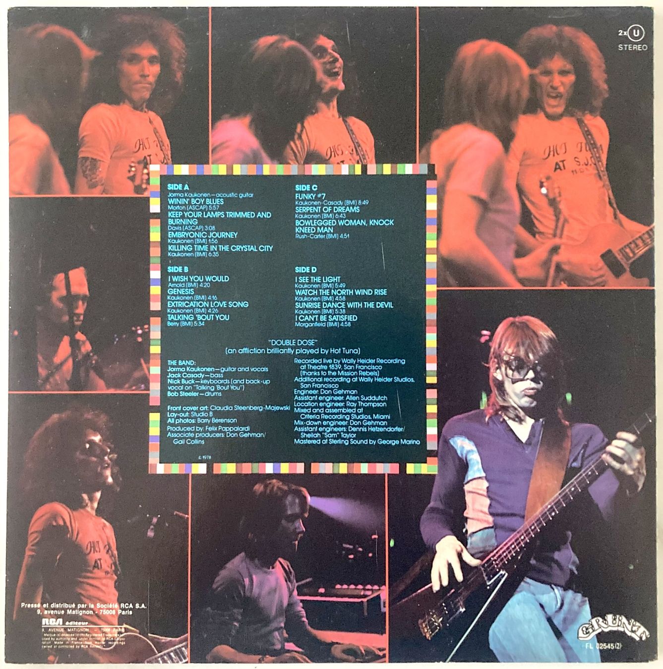 Dischi in vinile: HOT TUNA - DOUBLE DOSE – Usato da Bottens venduto da hotter-than-hell 1
