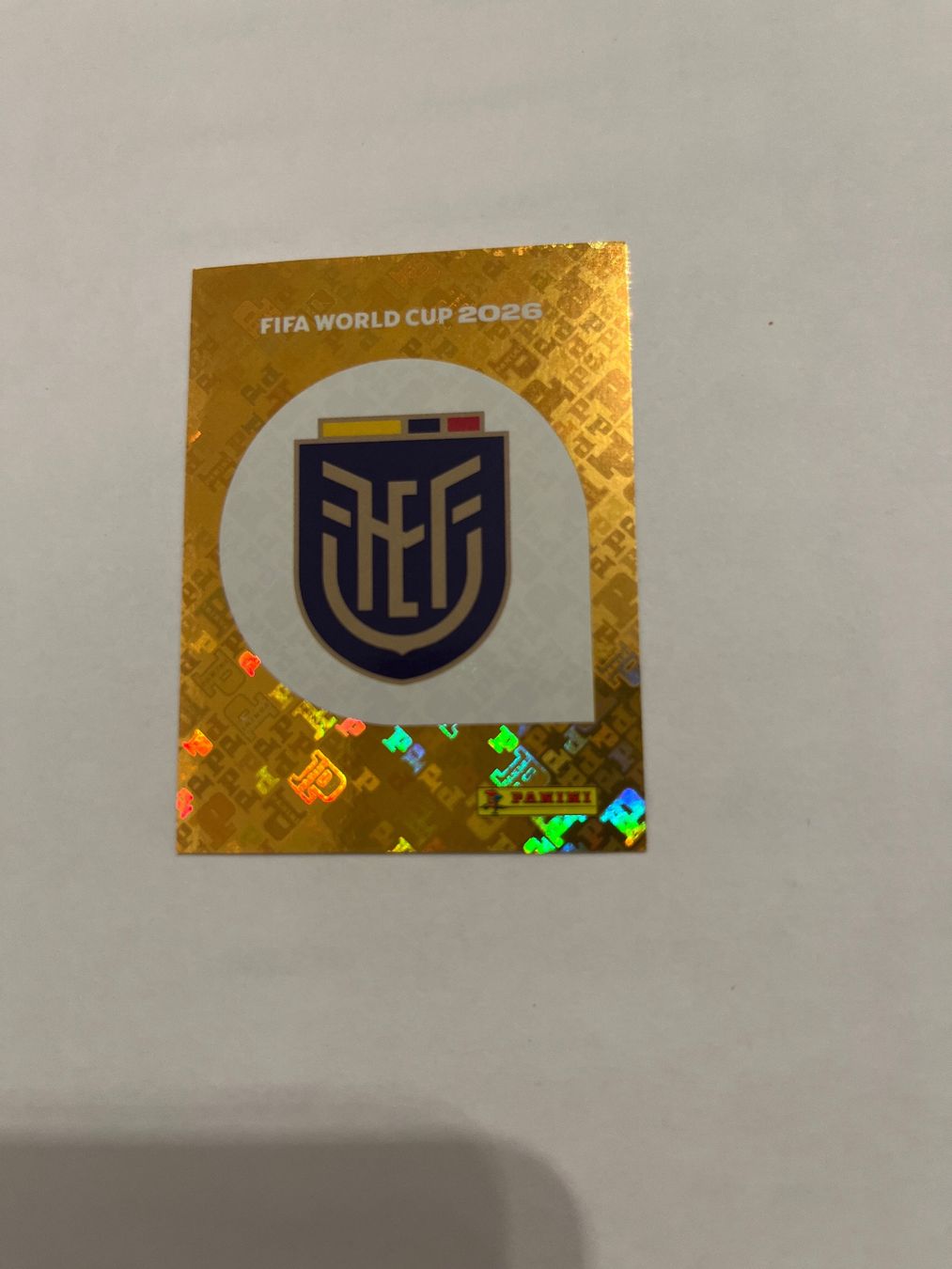 Panini Sammelbilder & Trading cards: FIFA World Cup 2026 - Panini; ECU 1 - Logo – Neu (gemäss Beschreibung) aus Würenlos von ertanural