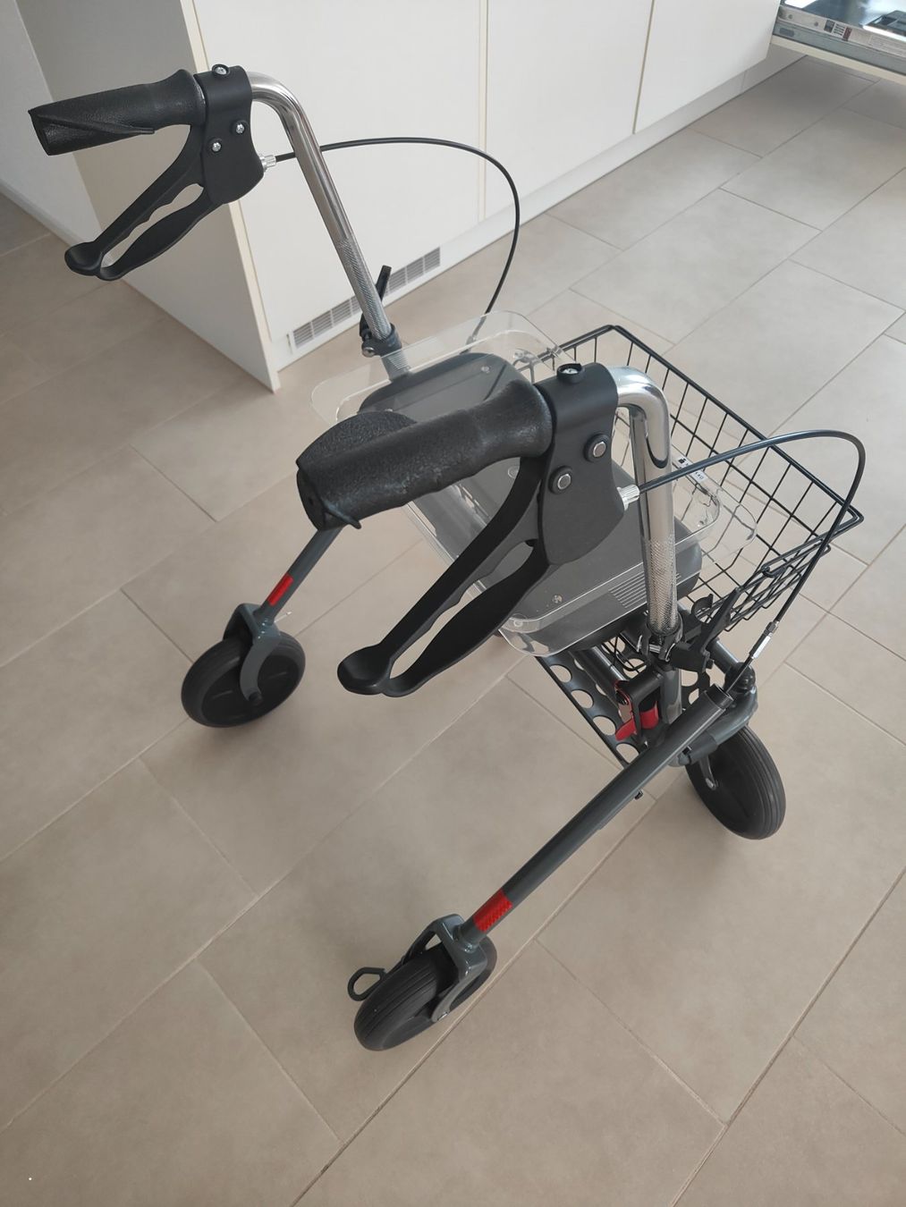 Ausili per la deambulazione: Wohnungsrollator mit Korb und Tablett, ungenutzt – Nuovo (secondo la descrizione) da St. Gallen venduto da Bisaknosp