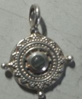 Silberner Anhänger mit Mondstein - Mystischer Schmuck