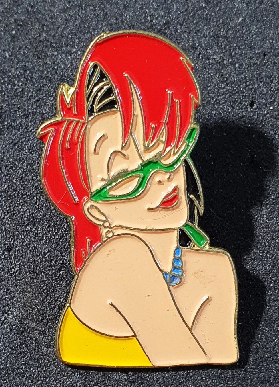 Placchette & Badge: BB847 - Pin "The Real Ghostbusters" Janine Melnitz – Usato da Reinach BL venduto da Boston-Verkauf