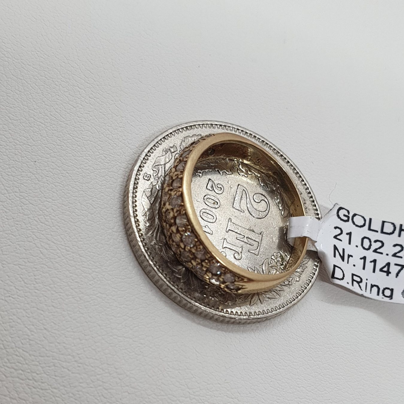 Anelli: Echt 14K Gold Ring – Usato da Luzern venduto da Luzern-Goldhaus 3