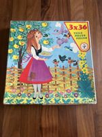 3x MÄRCHEN Puzzles 3x36 Teile, Vintage