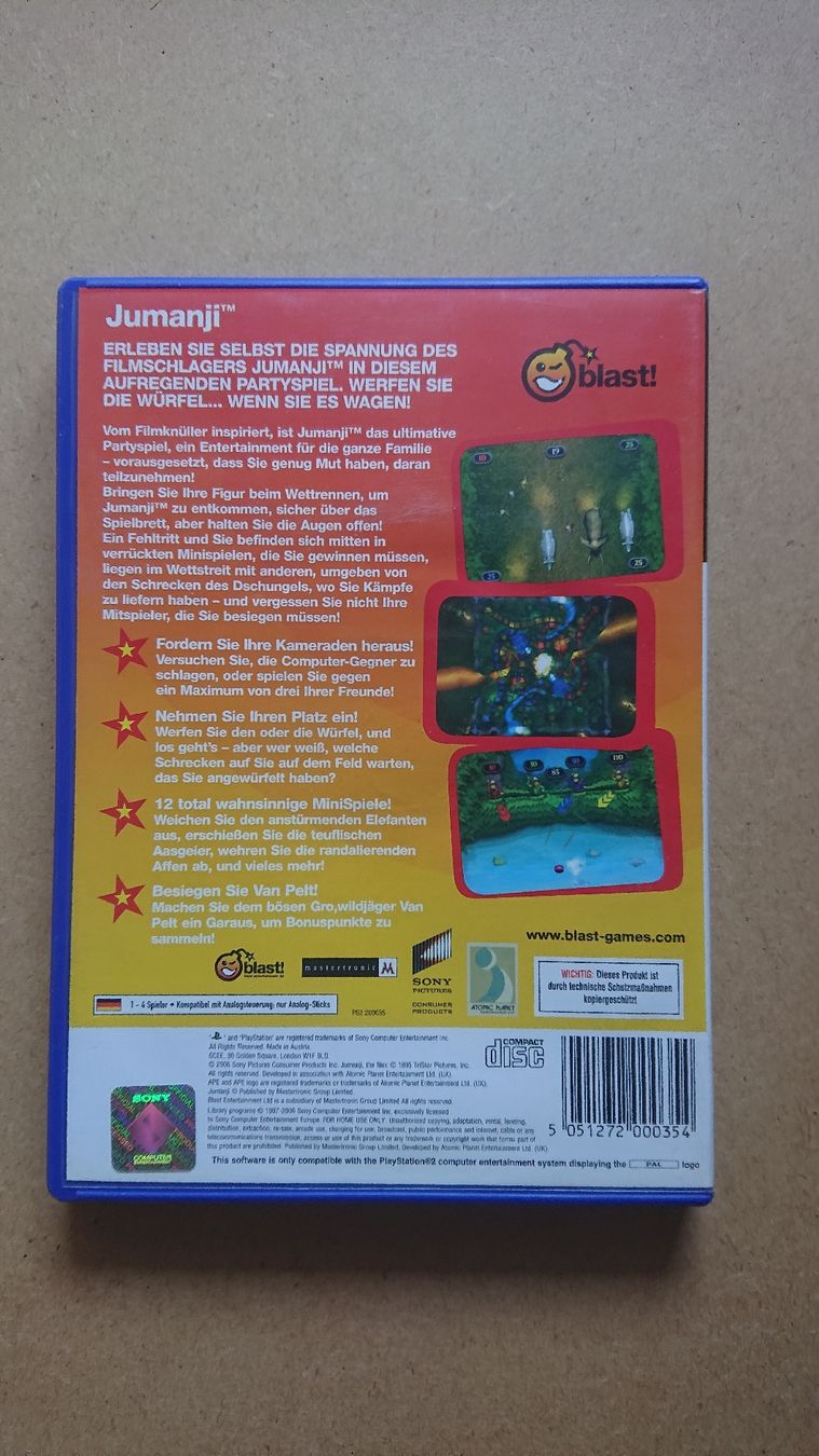 Giochi: Jumanji PlayStation 2  – Usato da Chur venduto da FreakofRarity 1