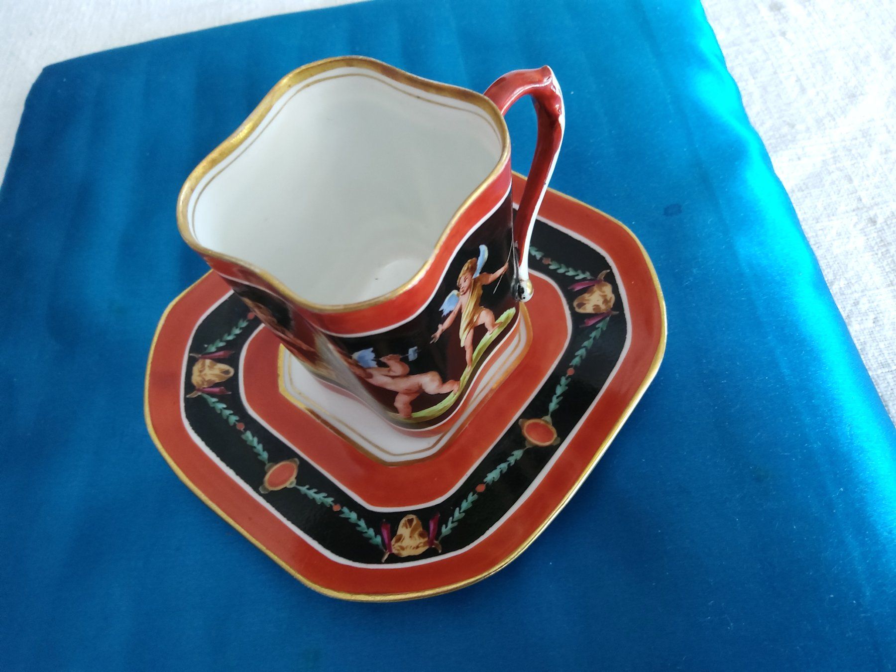 Tazze: antike Tasse mit Engelmotiv – Usato da Bischofszell venduto da Joachim-115