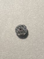 Charm Kugel Blumen und Herzen Silber 925