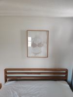 Bild Frau mit BH gerahmt ca. 50x70cm guter Zustand
