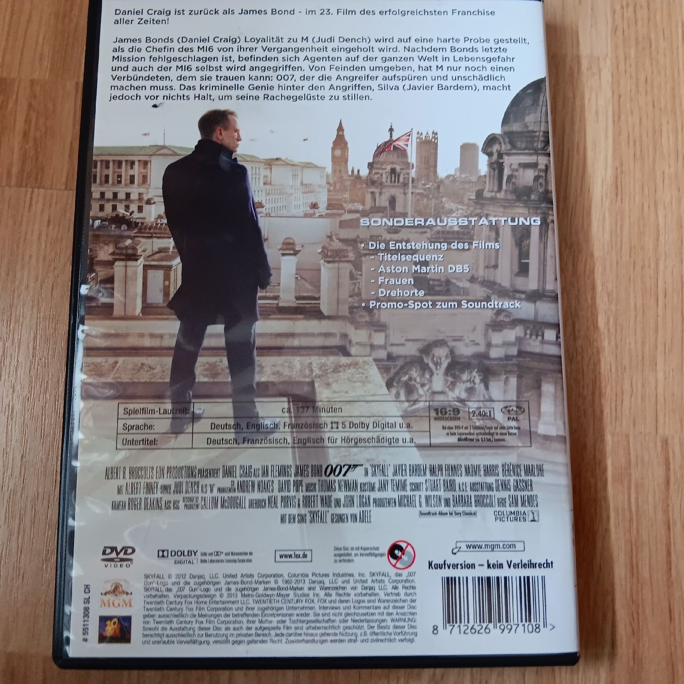 Tutti i DVDs: DVD Skyfall 007 – Nuovo (secondo la descrizione) da Chur venduto da chr_b2cn 1