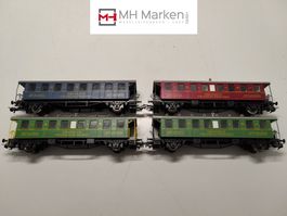 Liliput 4-Teiliges Set Gästezug Feldschlösschen DC H0 mitOVP