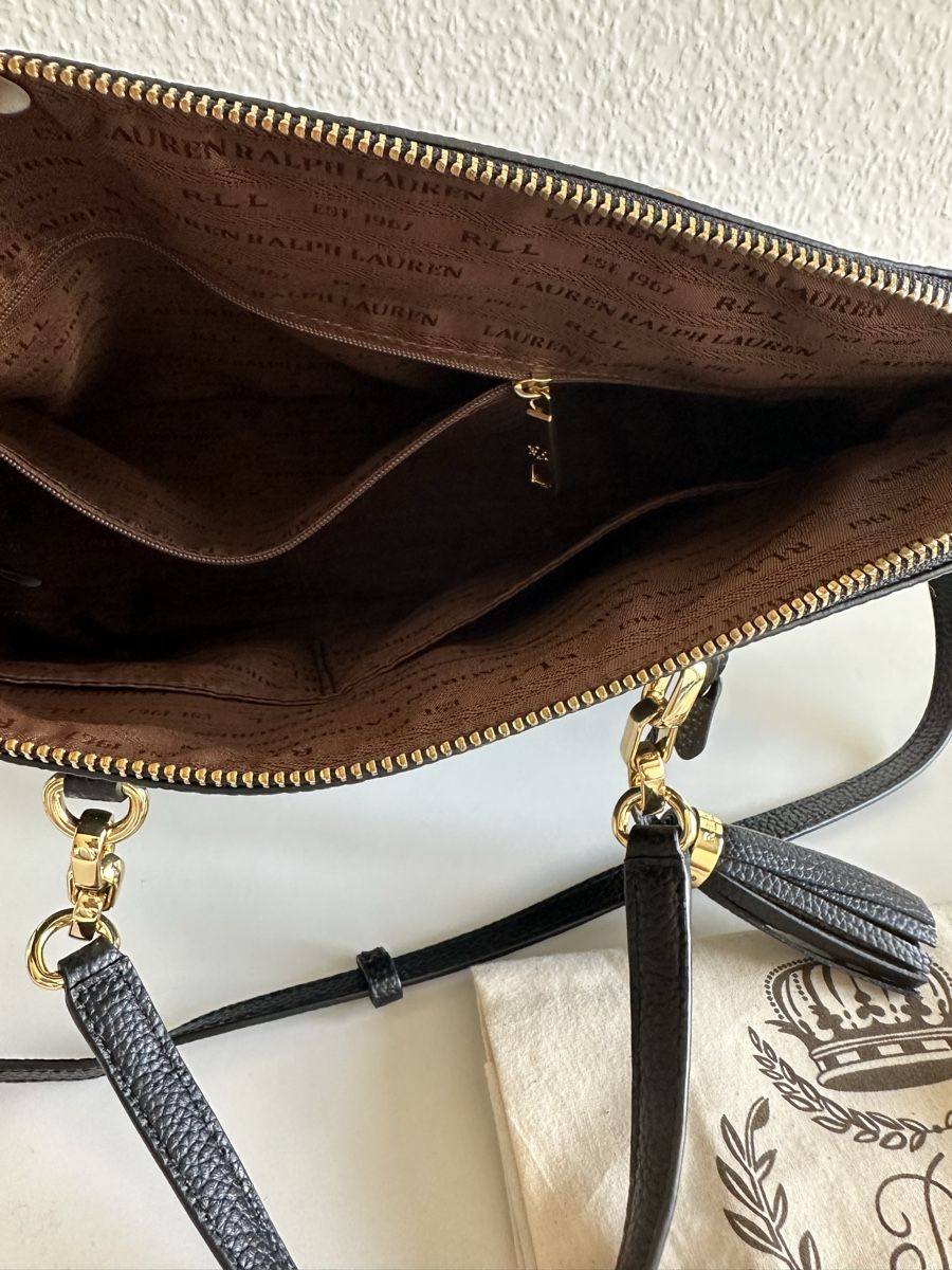 Ralph Lauren Borse da donna: Ralph Lauren black leather NEU – Nuovo e nell'imballaggio originale da Wetzikon ZH venduto da brandshop 3