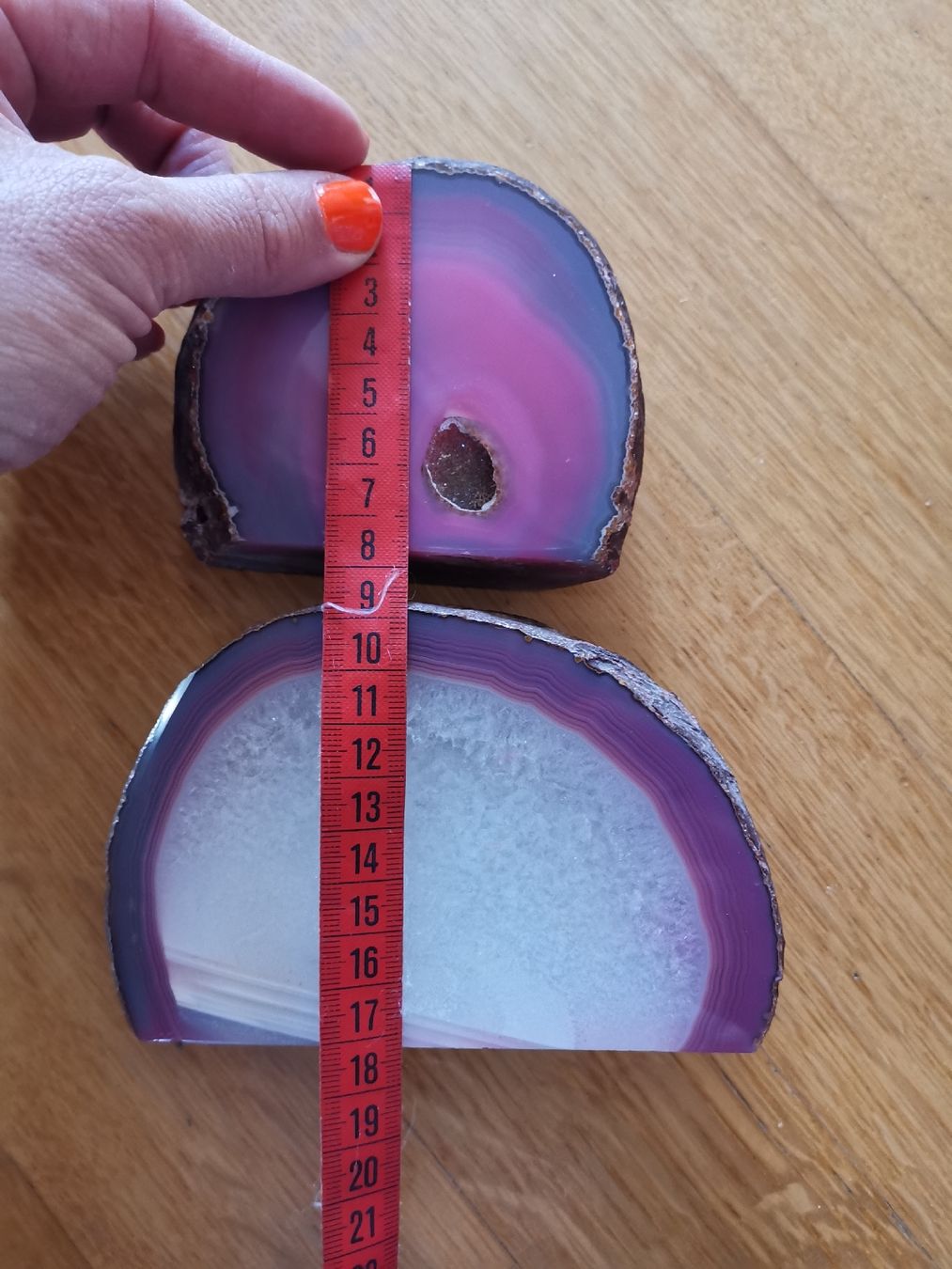 Minerali & Pietre curative: Pinke Achatscheiben  – Usato da Uerikon venduto da pink_flamingo 1