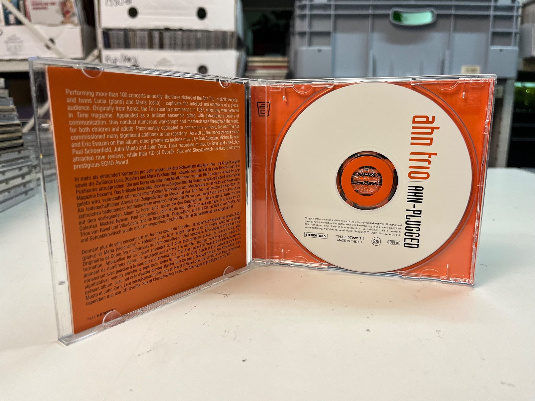 CD: Ahn Trio - Ahn-Plugged - SRA03B – Nuovo (secondo la descrizione) da Küsnacht ZH venduto da musicalheritage.org 2