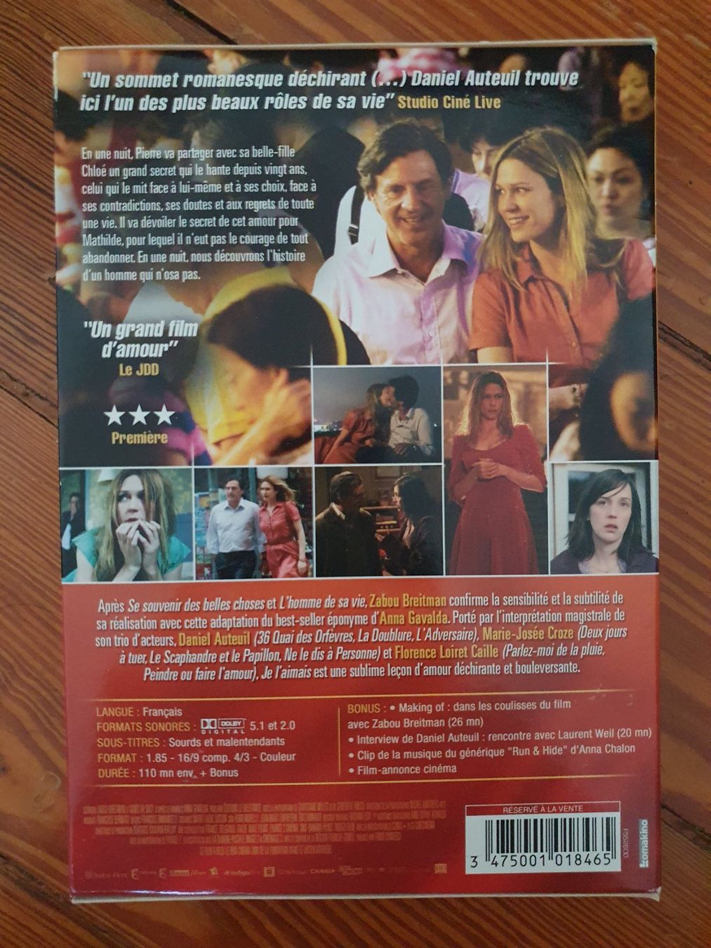 Alle DVDs: Je l'amais – Gebraucht aus zürich von tachilina 1