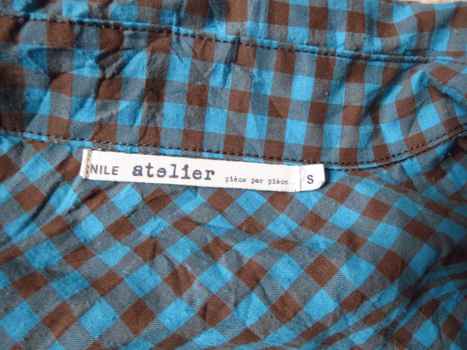 Nile Camicette: stylische NILE Damen Karo Bluse Gr S – Usato da kiental venduto da Anna3723 2
