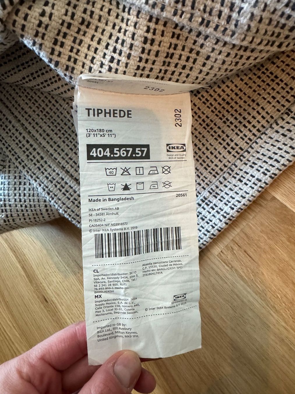 Ikea Tappeti: IKEA TIPHEDE Teppich 120x180 cm – Usato da Bern venduto da Beschte 1