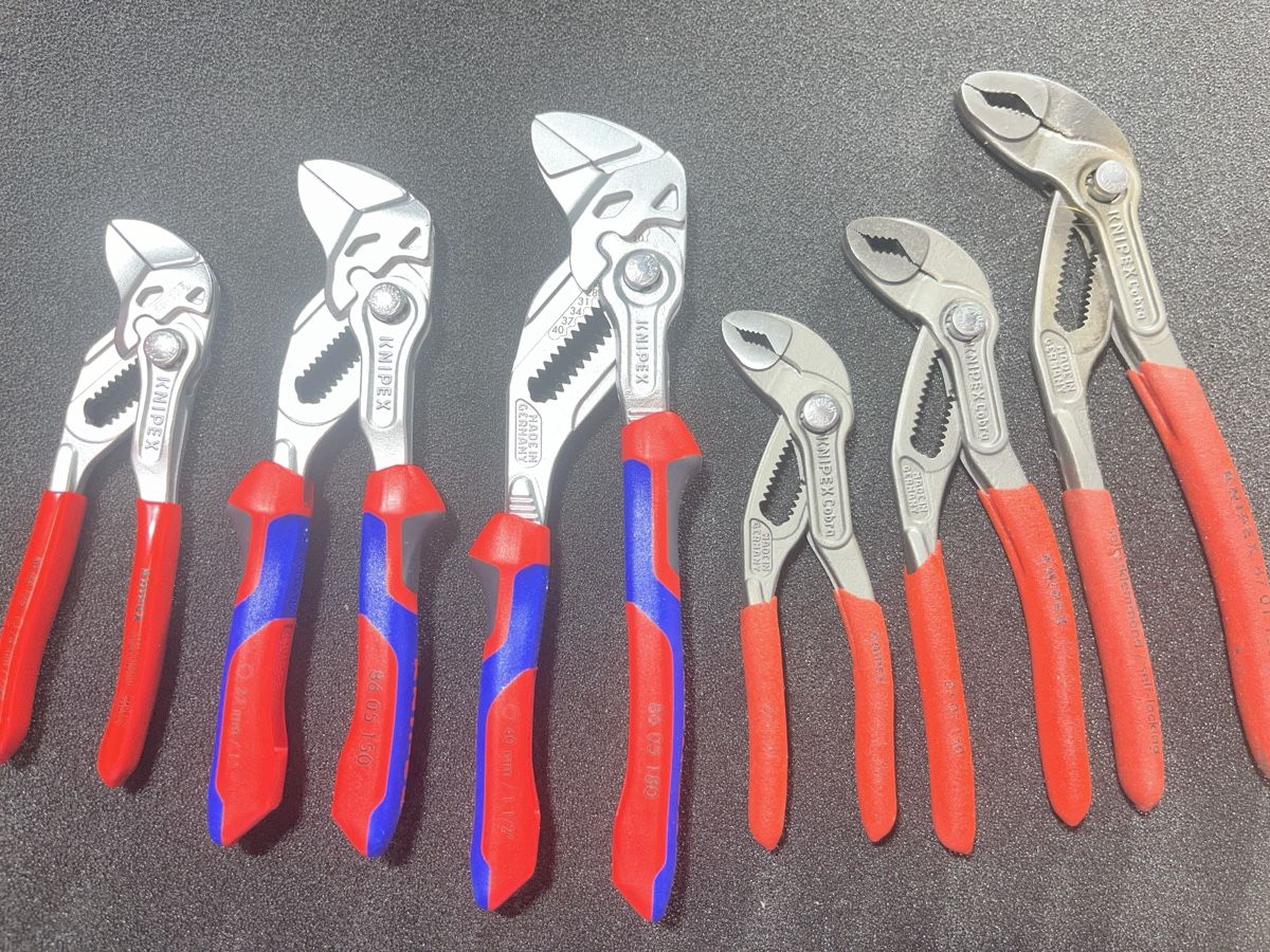 Knipex Tutti gli attrezzi: KNIPEX Zangenschlüssel KNIPEX Cobra 6tlg – Nuovo e nell'imballaggio originale da Reinach BL venduto da colmarer
