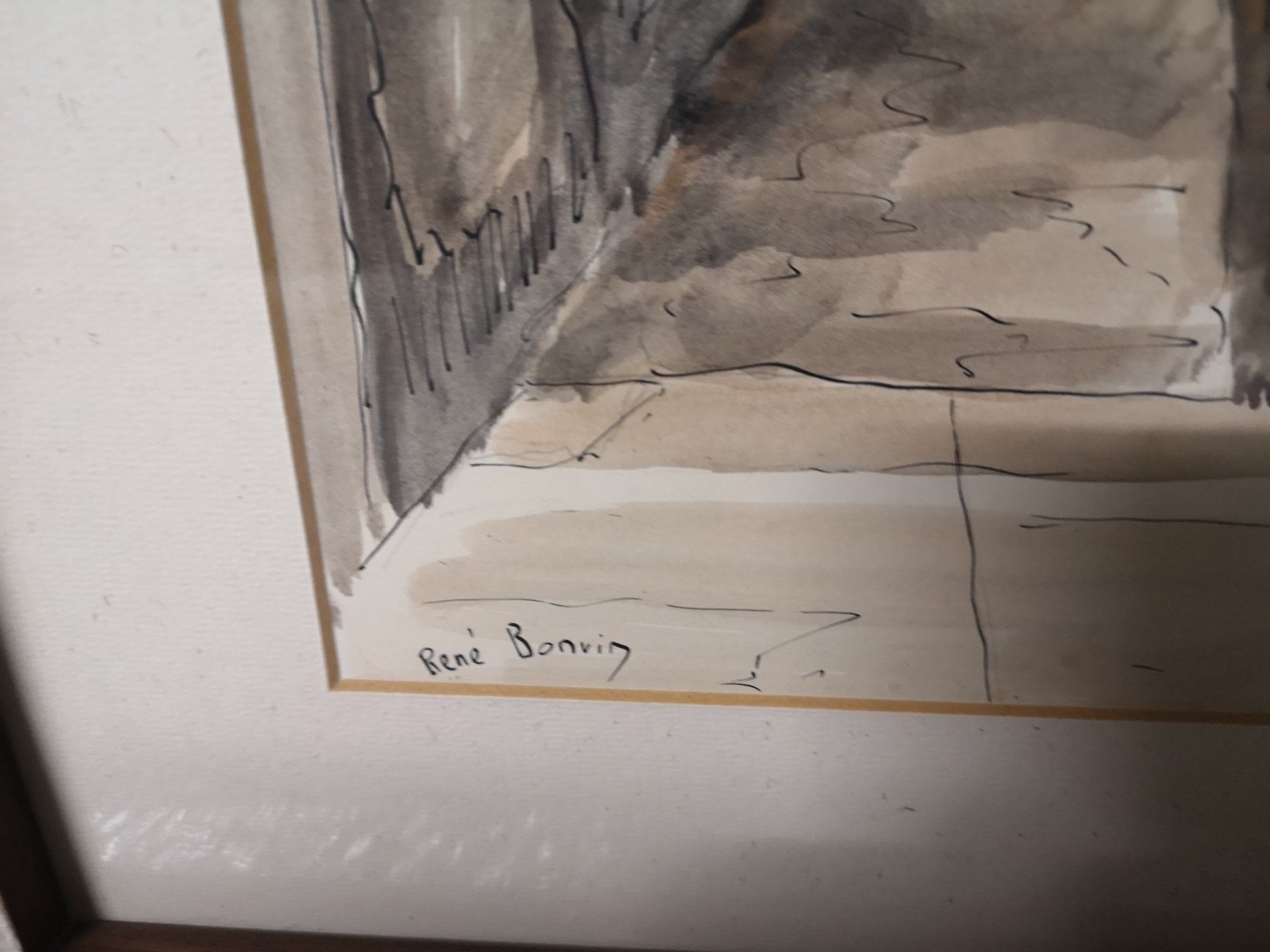 Tele & Cornici: Grande aquarelle représentant Sion – Usato da Conthey venduto da Cathlouz