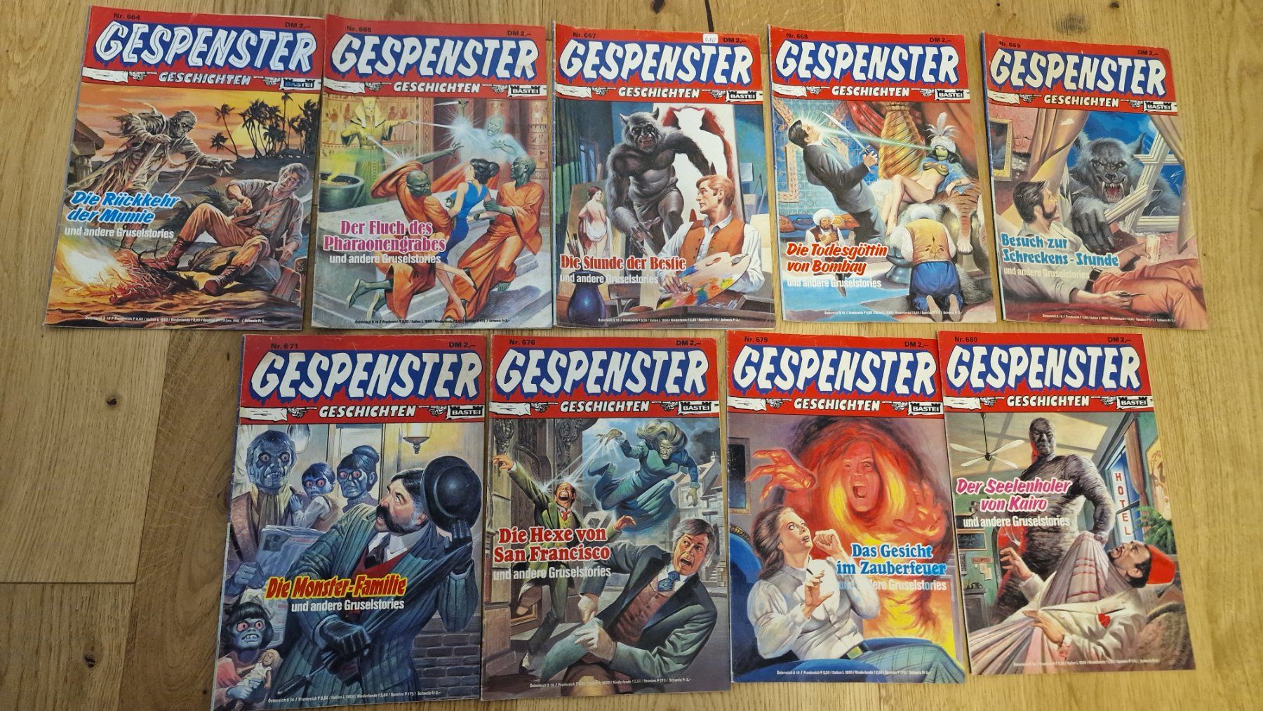 Comics: 9  Gespenster Geschichten Comics – Gebraucht aus Haag (Rheintal) von tw01