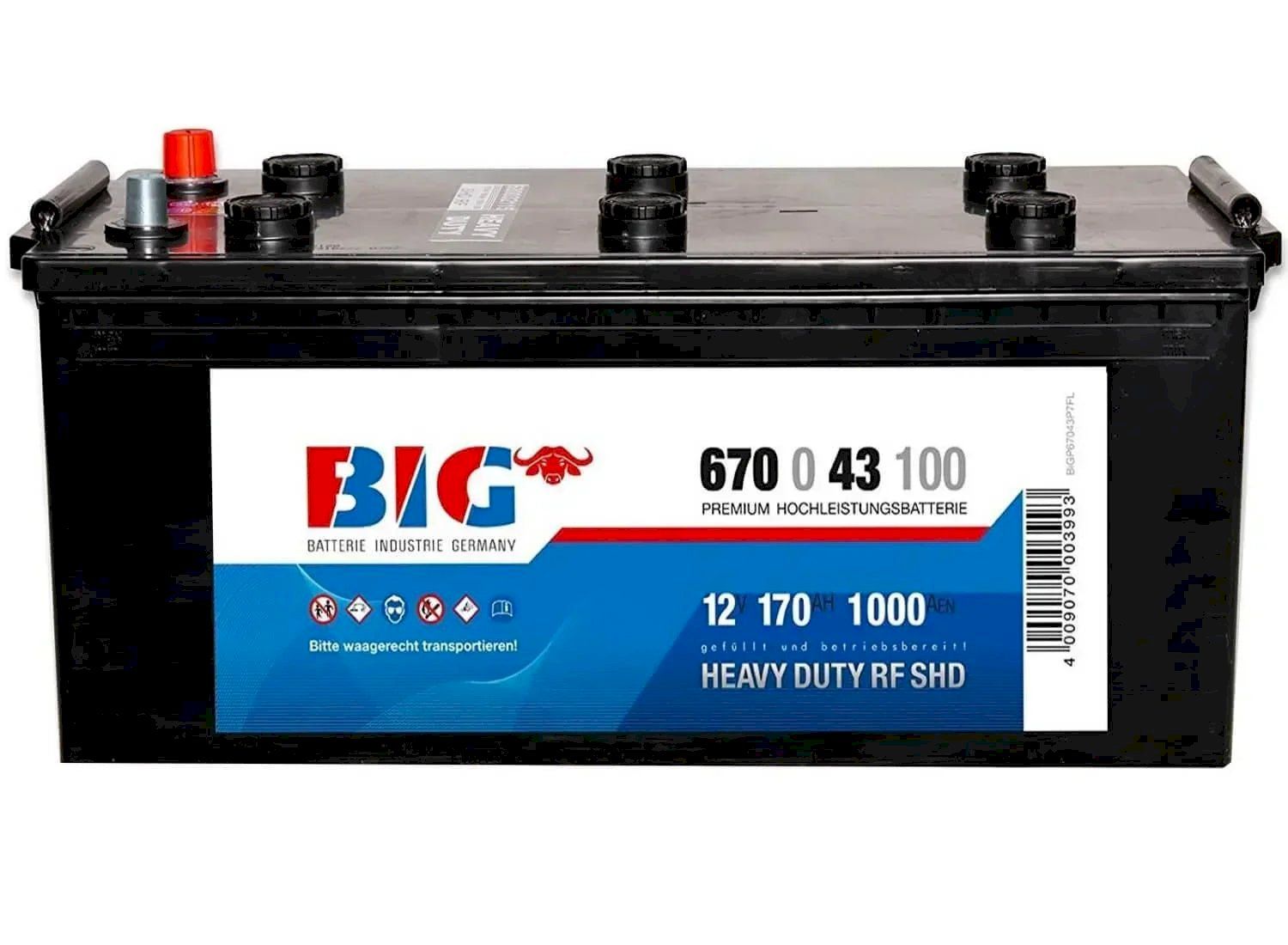 Akkus & Batterien: BIG Premium 12V 170Ah Batterie – Neu und originalverpackt aus Bottighofen von zaap