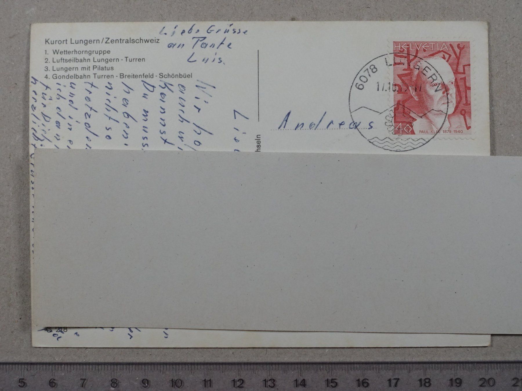Cartes postales: Lungern Schönbüel – D'occasion à Lenzburg par fh1 1