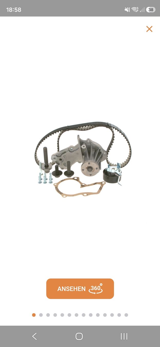 Bosch Tutti pezzi di ricambio auto: Bosch wasserpumpe + zahnriemensatz – Nuovo e nell'imballaggio originale da weesen venduto da haemmerliroman15