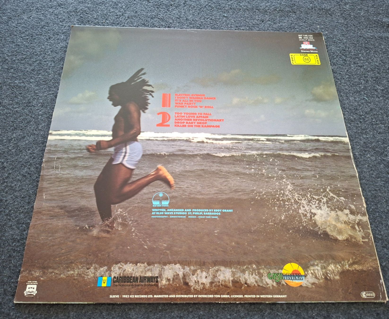 Dischi in vinile: Eddy Grant, Killer on the rampage, LP – Usato da Merenschwand venduto da lea61
