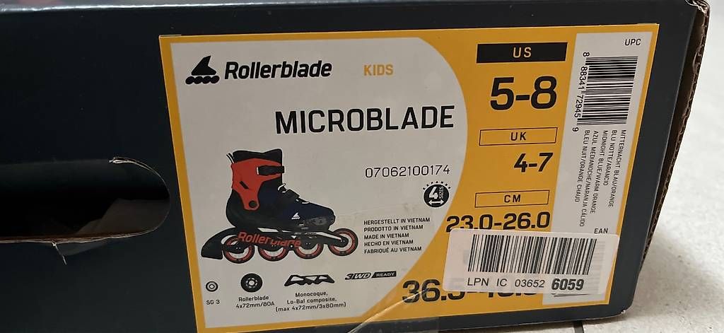 Patins à roul. & inline: Rollerblade Microblade Grösse 36.5 bis 40.5 – D'occasion à Kastanienbaum par pet_57dn 3