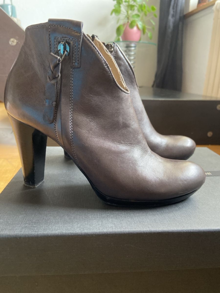 Damenschuhe: Alberto Fermani Leder-Stiefeletten 38 – Gebraucht aus Murten von februari